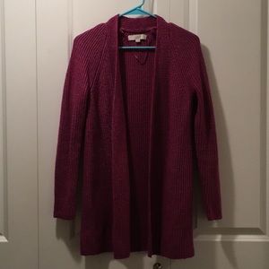 Loft Pink Cardigan Size XS